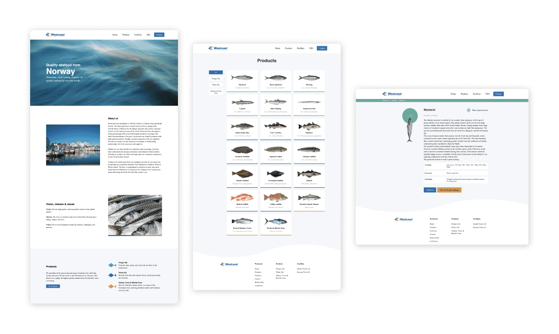 Coverbilde for prosjektet Westcoast - ny nettside